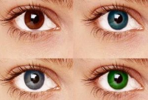 رابطه افراد براساس رنگ چشم آنها