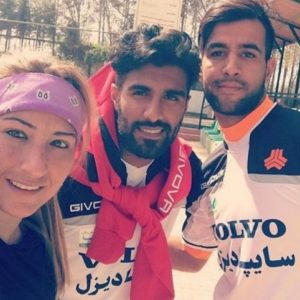 عکس | سلفی تنیسور معروف زن با دو فوتبالیست ایرانی