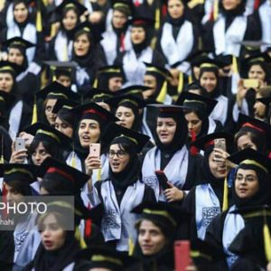 تصویر جالب از جشن فارغ التحصیلان دانشگاه شهید بهشتی تهران
