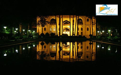 عمارت تاریخی کاخ هشت بهشت اصفهان از آثار دوره صفویه
