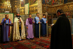 آیین «عَشای رَبّانی» در اولین روز سال میلادی۲۰۱۸ -کلیسای وانک اصفهان