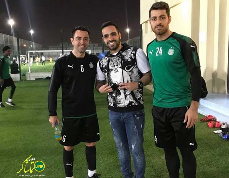 ستاره تیم ملی فوتبال ایران در کنار آقازاده جنجالی(عکس)