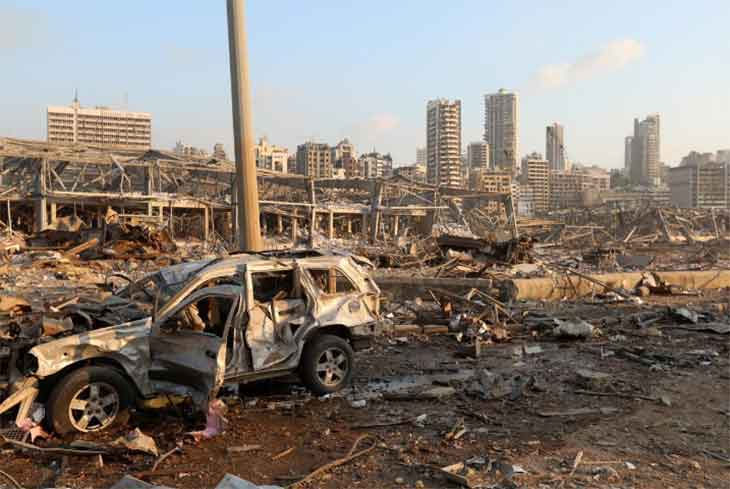 این عکس رویترز عمق فاجعه بیروت را نشان می دهد