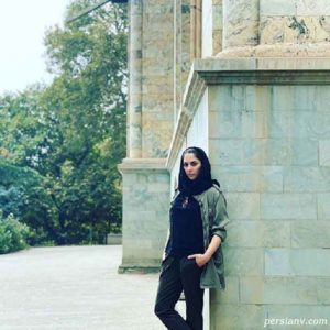 تیپ بازیگر زن سریال همگناه در کاخ سعد آباد + عکس