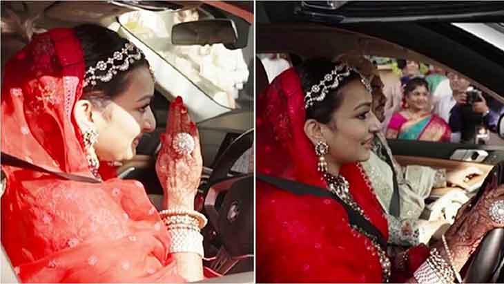 تابوشکنی عروس در هند خبر داغ فضای مجازی شد ! +فیلم
