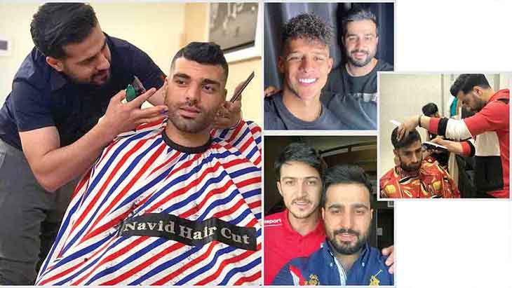حرف های عجیب و غریب آرایشگر اختصاصی فوتبالیست‌های ایرانی/با یک شیرازی راه افتادم!
