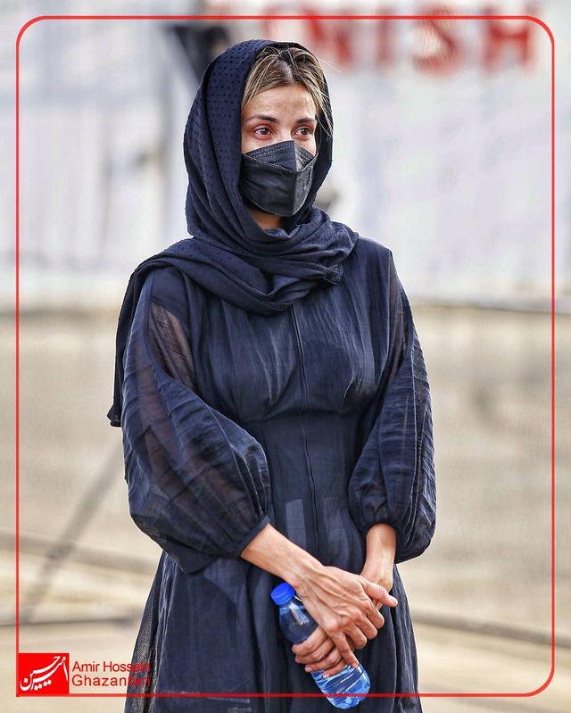 پوشش عجیب بازیگر زن ایرانی در یک مراسم/عکس
