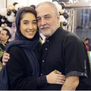 بازیگر مرد ایرانی و دختر جوانش/عکس